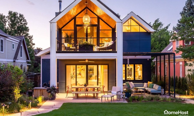 Lower Arapahoe House | Chic Home with Lush Garden & Mountain Views, Steps to Downtown & CU