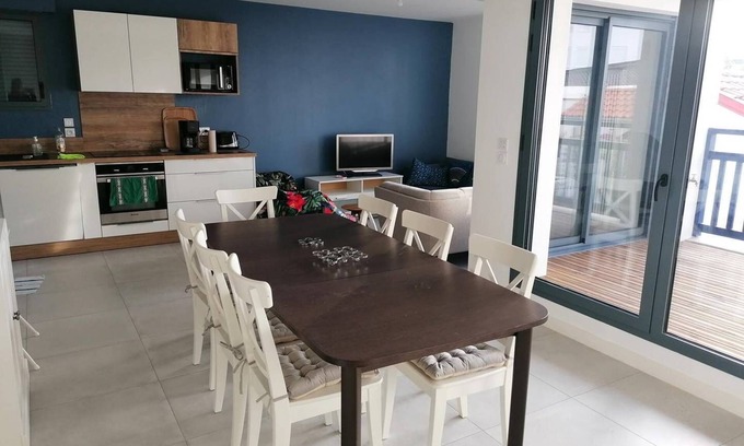 Ciboure Apartment | Ciboure croix Blanche, Appt 6 personnes + parking