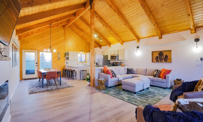 Driggs House | Clean and Chic Mountain Home w/Stunning Teton Views