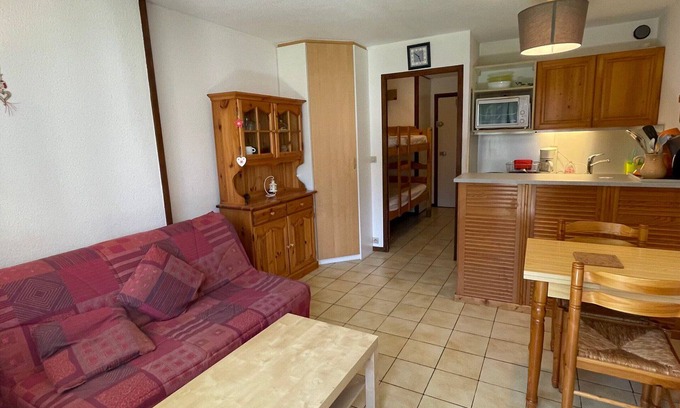 Samoens Apartment | Comfortable studio with balcony, for 4 people in Samoëns