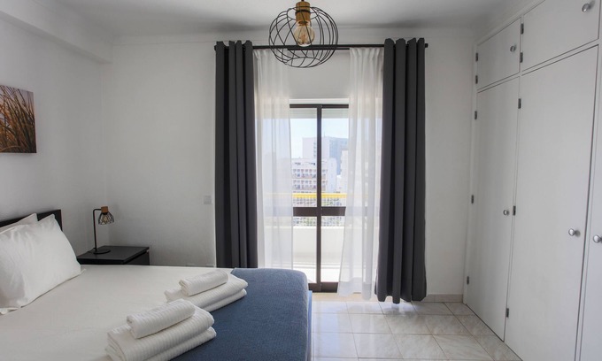 Branqueira Apartment | Condo with pool, A/C & sea view with 2 balcony