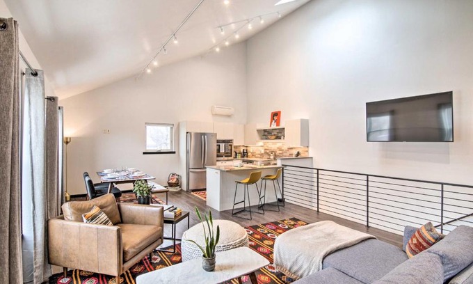 Livingston Apartment | Contemporary-Boho Loft in Downtown Livingston!