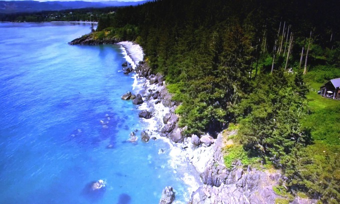 Otter Point Cottage | Contemporary Oceanfront Cottage with Private Beaches, Trails, and Gardens