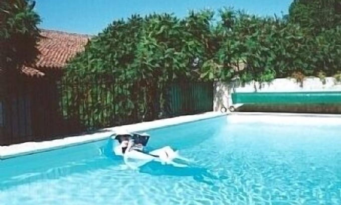 La Courade House | Converted Barn Private Fenced Pool Garden Covered Terrace Surrounded by Fields