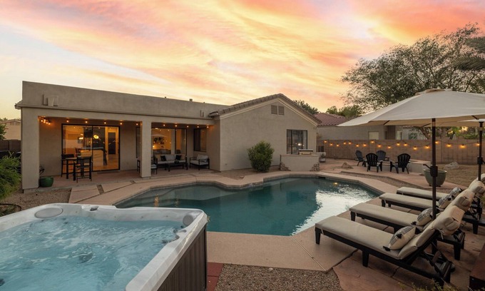 Fox Crossing House | Corporate & Family-Friendly Retreat | Heated Pool + Hot Tub | Near Intel