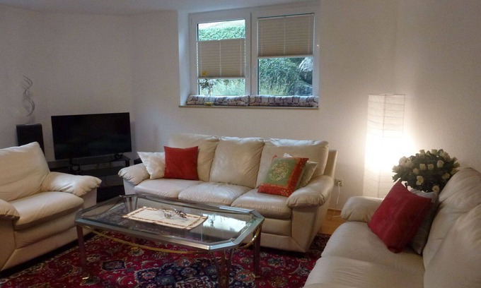 Donaueschingen Apartment | Cosy apartment for 2 guests with WIFI, TV, patio and parking