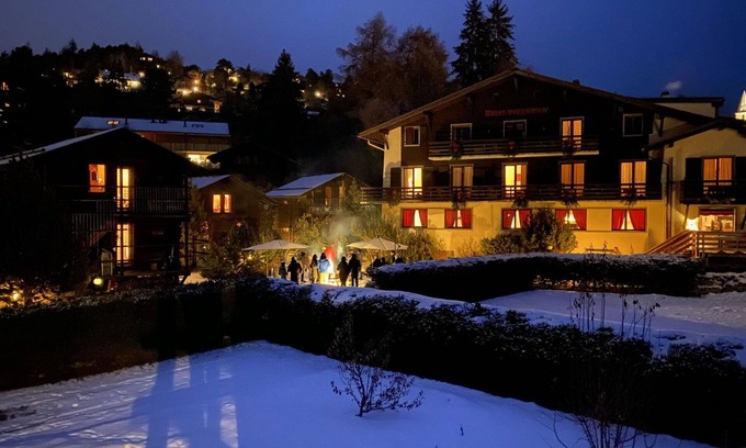 Vercorin House | Cosy apartment in villa for 15 guests with hot tub, WIFI and terrace
