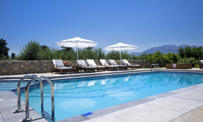 Litsarda Villa | Countryside Large Pool villa Nafsika w/Childrens Play Area 6 km to the Beach.