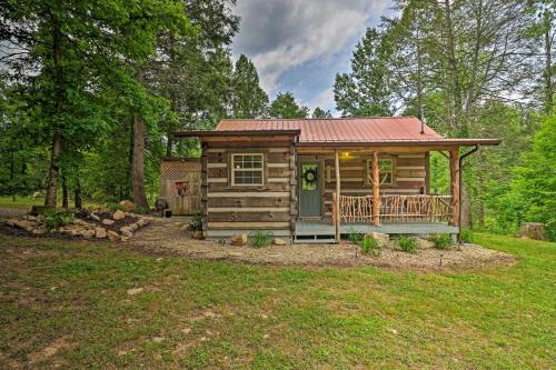 Cosby House | Covered Deck and Fire Pit Smoky Mountain Cabin