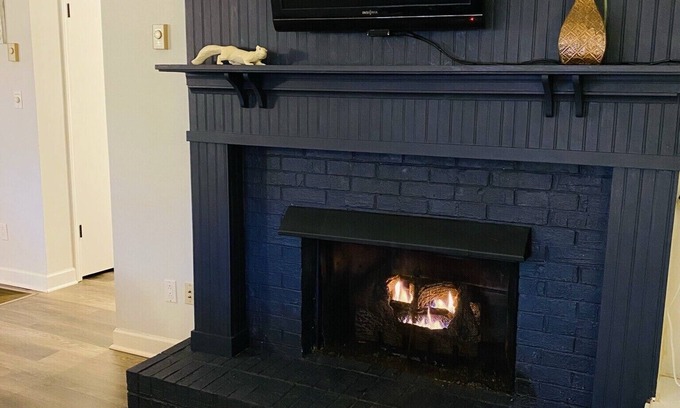 Sapphire House | Cozy Cabin with fireplace and screened in porch in Sapphire Valley.