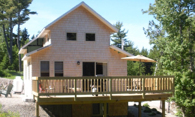 Southwest Harbor Cottage | Cozy Cottage In Town & In The Woods With A Small Brook Alongside