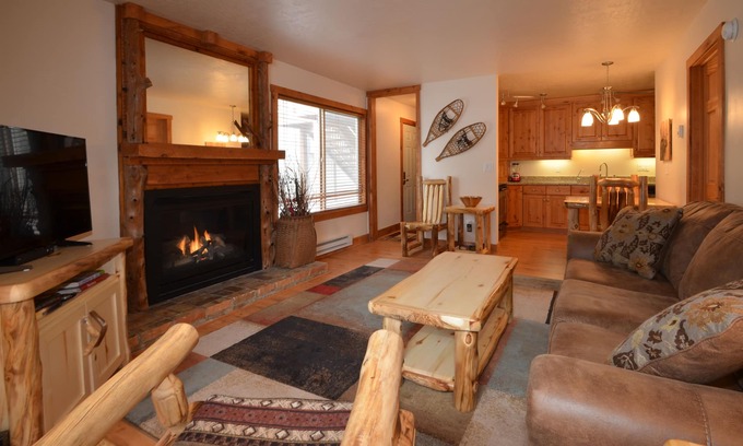 Park City Condo | Cozy Moose-theme Ski Condo in The Canyons Village of Park City close to Slopes!