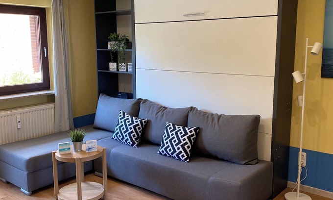 Nordseebad Burhave Condo | Cozy nest for a relaxing break * ground floor * up to 5p * dogs * pool * sauna