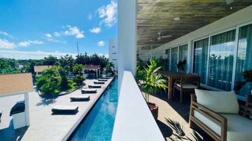 Puerto Aventuras Apartment | Cozy Terrace @ Blue House