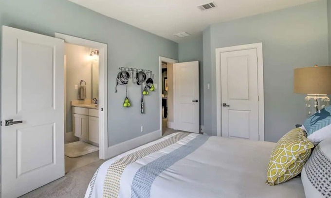 Barker House | Crisp, Modern Brookshire Getaway w/ Game Room, Pet-Friendly!