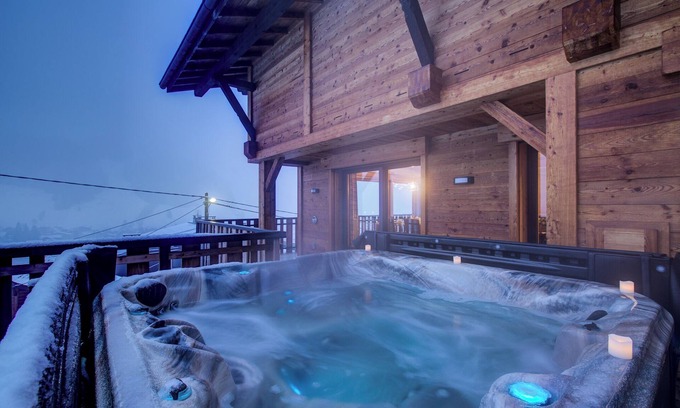 Morzine Ski Chalet | Decadent Chalet which sleeps 12-14 with Hot Tub and Mountain views (wheelchair access)