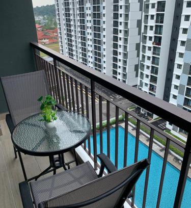 Bandar Penawar Apartment | Desaru Utama Apartment with Swimming Pool View, Karaoke, FREE WIFI, Netflix, near to Car Park