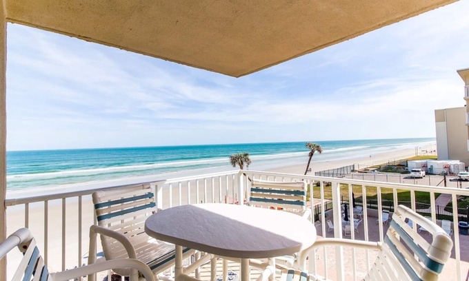 New Smyrna Beach Condo | Direct Ocean Front/Corner Unit! NoDriveBeach of New Smyrna !