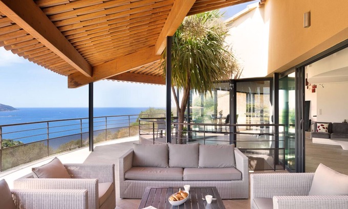 Calcatoggio Villa | DISCOVER Azur è Castellu, Villa with panoramic sea view 5 bedroom.
