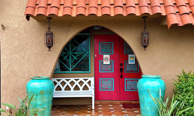 Hermosa Village House | Disney's "Casa de Encanto" - Short Walk to Disney with Central A/C, Pool & Spa!