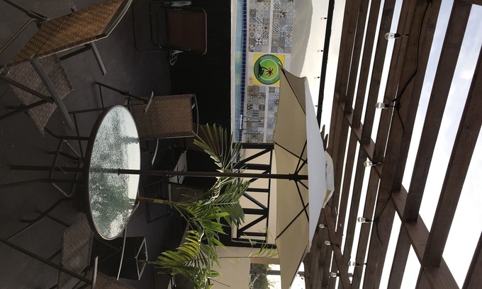 Portmore Apartment | Divine 1 Bedroom Apt with Pool, Pergola, Cabana, AC E10