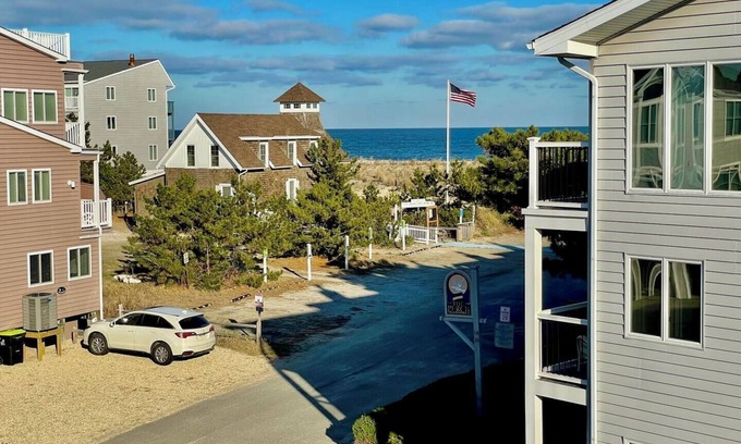 North Shores House | Dog-Friendly Dewey Beach Townhouse, Steps to Ocean, Water Views & Loft!
