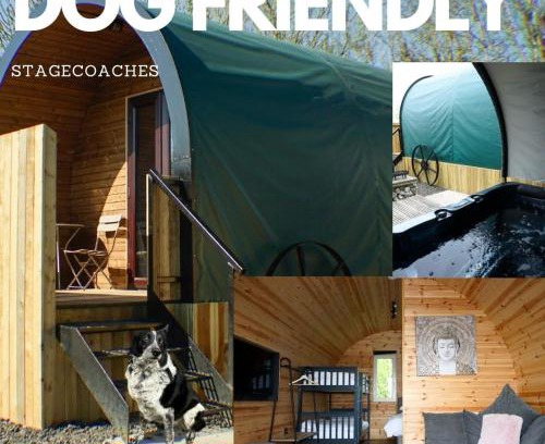 Frodsham Hotel | Dog Friendly Stagecoach Glamping Pod with Hot Tub