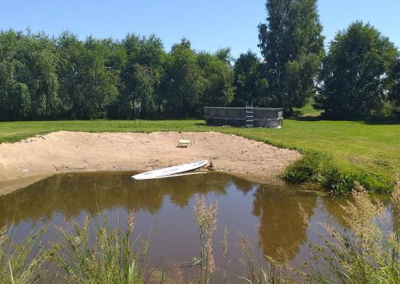Ilawa Cabin | Domek letniskowy na Mazurach nad stawem
