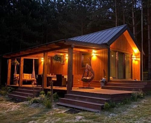 Adamow House | Domki nad zalewem w Jacni