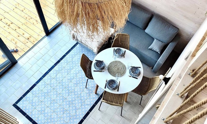 Mielno Apartment | Domki Wakacyjne Boho z podgrzewanym basenem, blisko morza, dla Rodzin z dziećmi