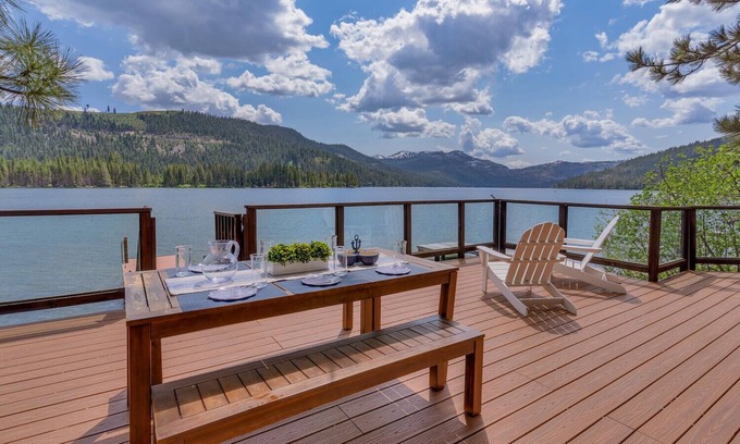 Truckee House | Donner Lakefront Luxury | Private Pier & Mountain Views