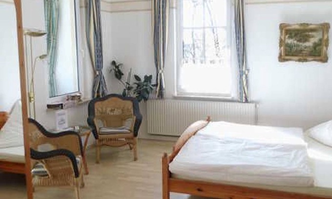 Lubmin Apartment | Doppelzimmer mit Wintergarten - Pension Villa Erika