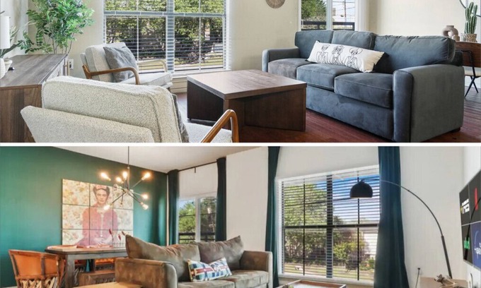 Brentwood Apartment | Dual Urban Oasis | 8BR in Vibrant North Loop Hub