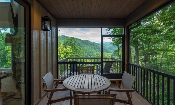 Asheville House | Eagle View | Screened Porch, Chef's Kitchen & Stunning Views!