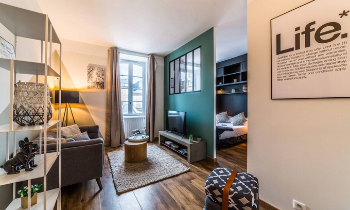 Brive-la-Gaillarde Apartment | Elegant Apartment Private Parking Very Cocooning