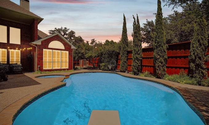 Plano House | Elegant & Luxurious 4BD Living w Pool, Patio, BBQ