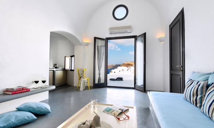 Akrotiri Villa | Elegant Santorini Villa | 3 Bedrooms | Serenity Suites | Private Pool &.