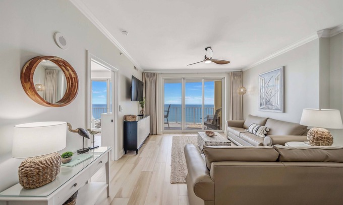 West Panama City Beach Condo | Emerald Isle 2010 "Coastal Hippy Chic" w/Pool, FREE Tix & Beach Service for 4