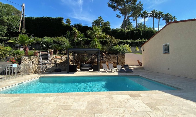 Le Tignet Villa | Enclosed villa, fully renovated 2025 quiet, air-conditioned, private pool 4*8m