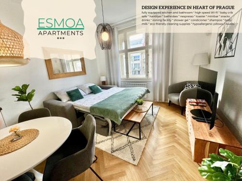 Prague 7 Apartment | ESMOA apartments - Ovenecká, Praha 7 - plně vybaven