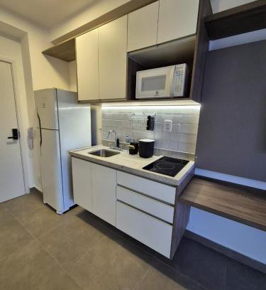 Liberdade Apartment | Estúdio novo 300 metros metrô Liberdade
