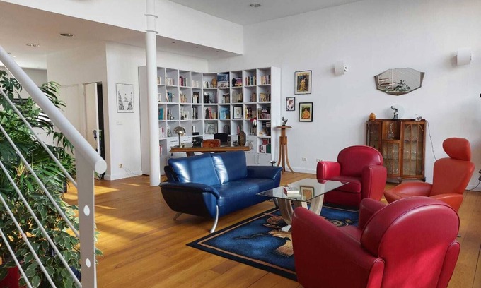 Saint-Leu Apartment | Exceptional loft with terraces and parking space in the heart of town