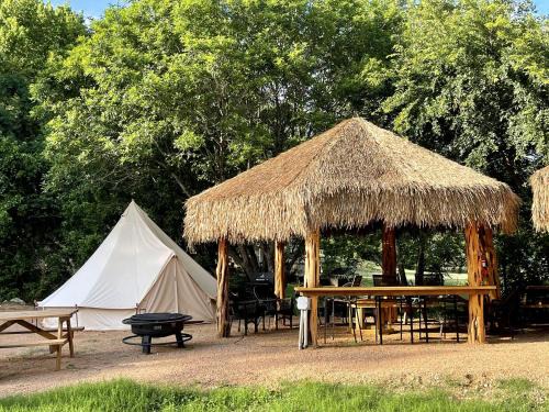 New Braunfels Other | Exciting Family Vacation with Kayaks, Canoes, and More: Comfortable Bell Tent near New Braunfels, Texas