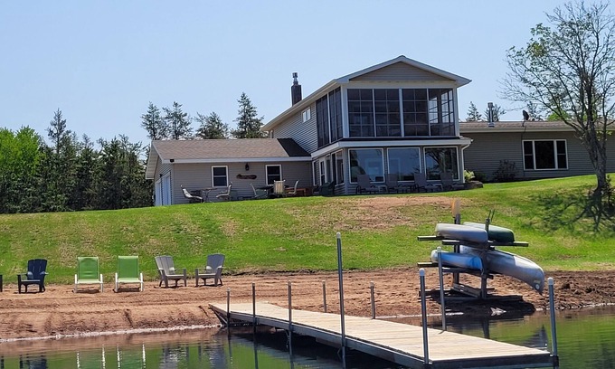 Gordon House | Exclusive Retreat! Private Lake, River Frontage and 100's of Acres with Trails