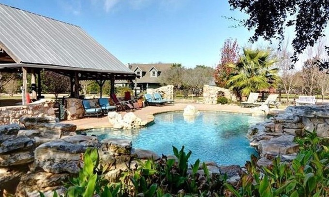 Kyle House | Expansive Resort-like Ranch Compound on 16 Acres with Pool, Spa & Starlink!