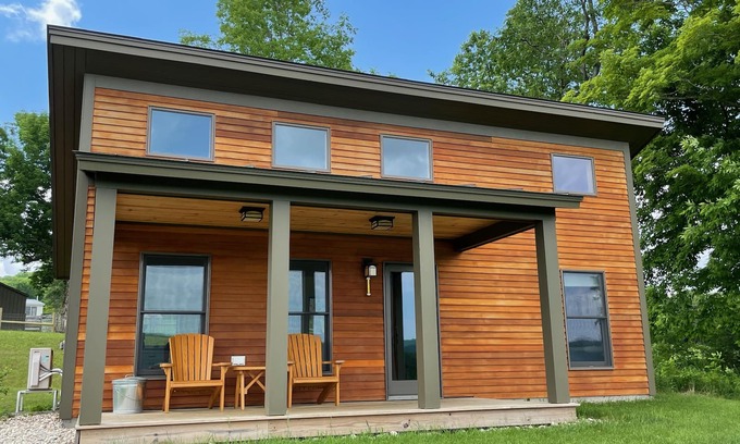 Hartland Four Corners Cabin | Experience life on a Vermont Farm in a Beautiful Modern Cabin - Stunning Views!