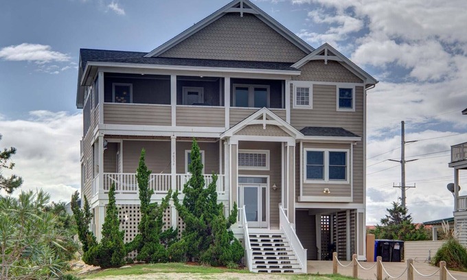 Ocean Isle Estates House | Exquisite Oceanside w Beach Access, Private Pool, Hot Tub, Game Room, Elevator, & Dog Friendly