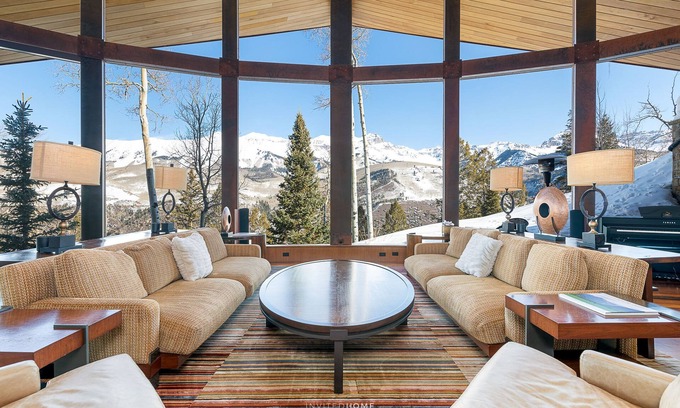 Mountain Village House | Extraordinary Winter Villa by InvitedHome | Sweeping Views, Hot Tub, Walk To Ski