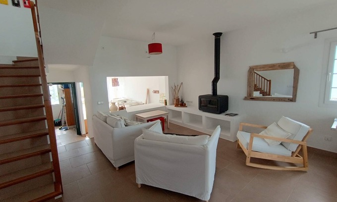 Fornells House | Fabulous 170 m² terraced house in the heart of Fornells, with pool and garden
