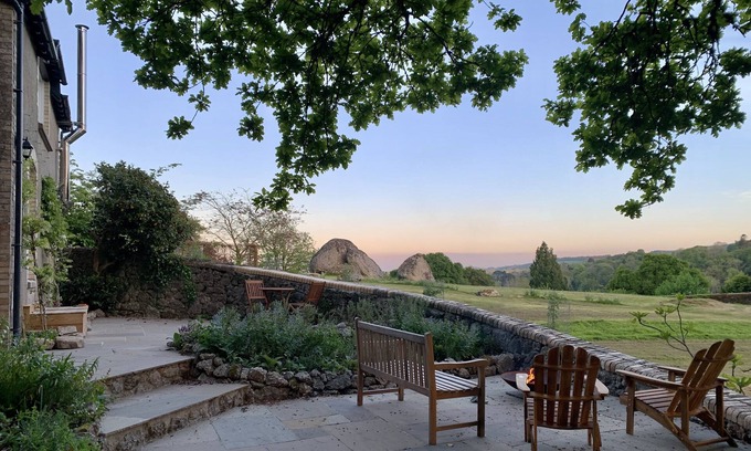 Lustleigh House | Fabulous Dartmoor House: Views, Turret, & Fire Pit